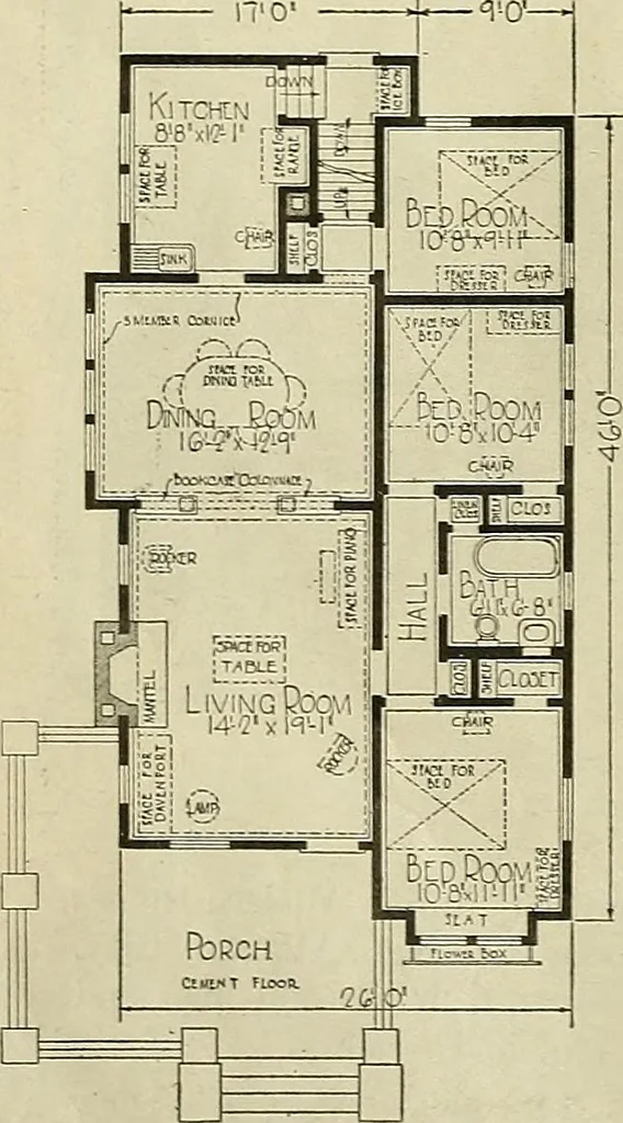 An illustration from One house-or a hundred., 1920, leaf 51