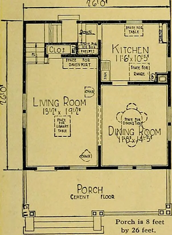 An illustration from One house-or a hundred., 1920, leaf 52