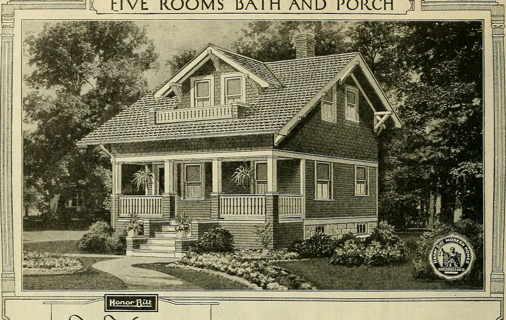 An illustration from One house-or a hundred., 1920, leaf 57