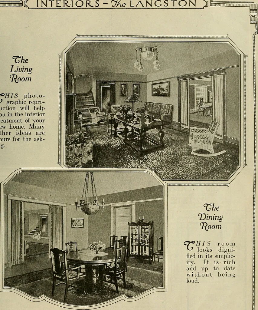 An illustration from One house-or a hundred., 1920, leaf 60