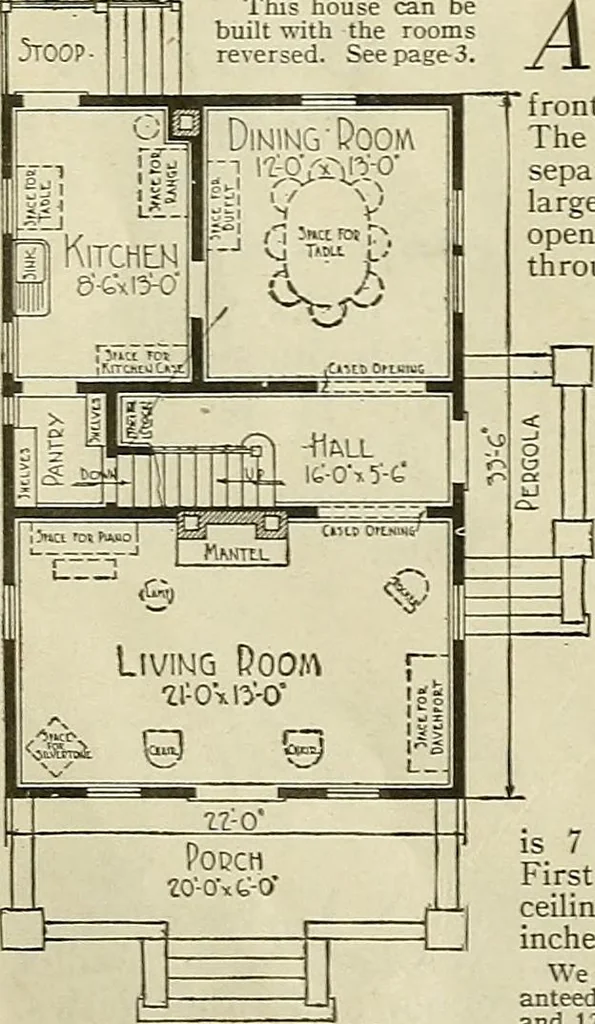 An illustration from One house-or a hundred., 1920, leaf 61