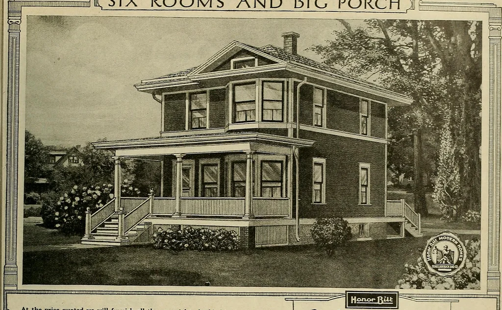 An illustration from One house-or a hundred., 1920, leaf 62