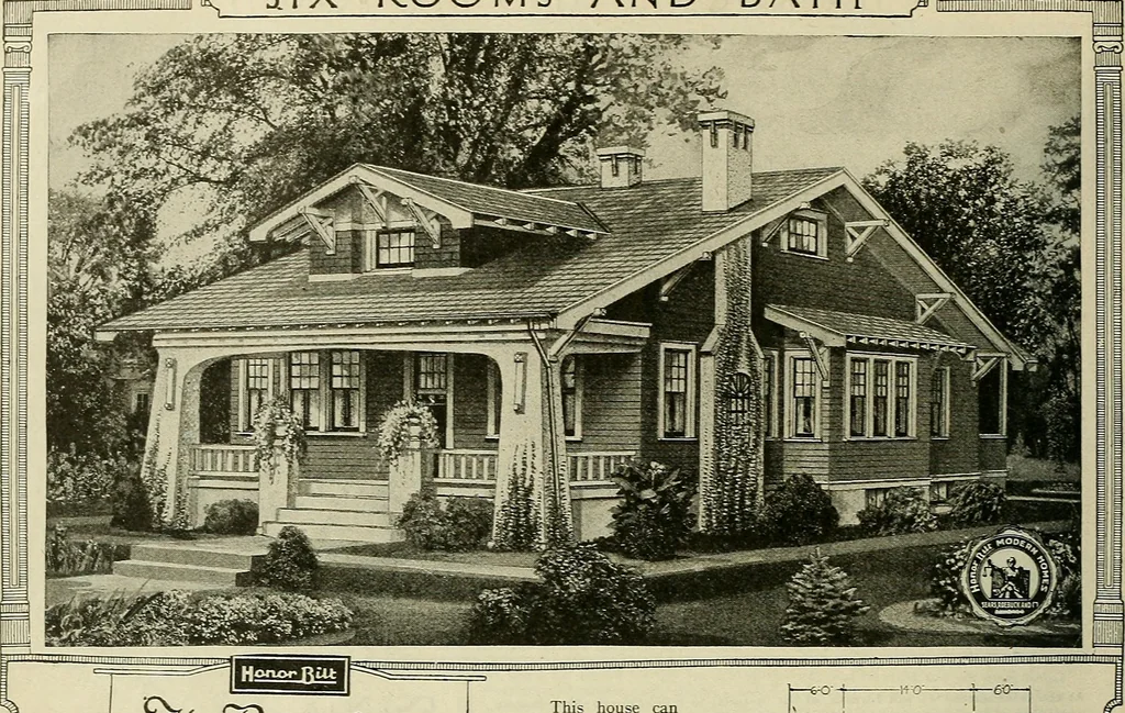 An illustration from One house-or a hundred., 1920, leaf 63