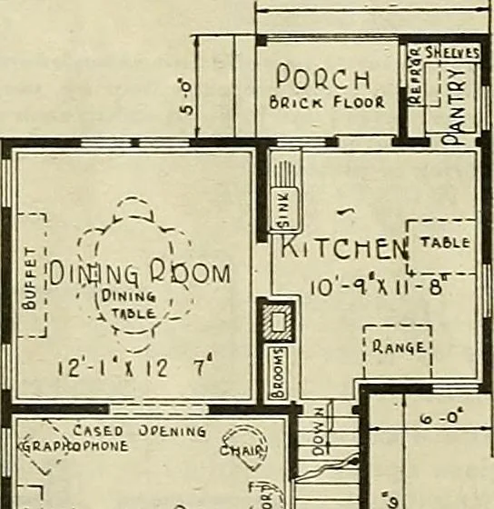 An illustration from One house-or a hundred., 1920, leaf 65