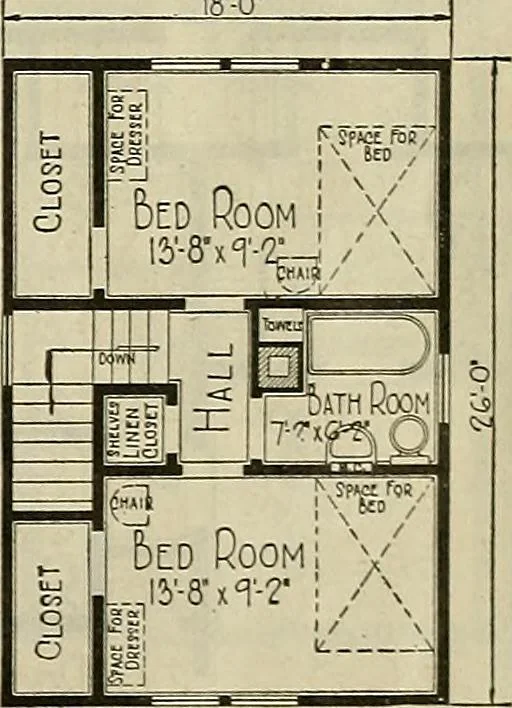 An illustration from One house-or a hundred., 1920, leaf 66