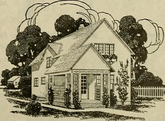 An illustration from One house-or a hundred., 1920, leaf 66
