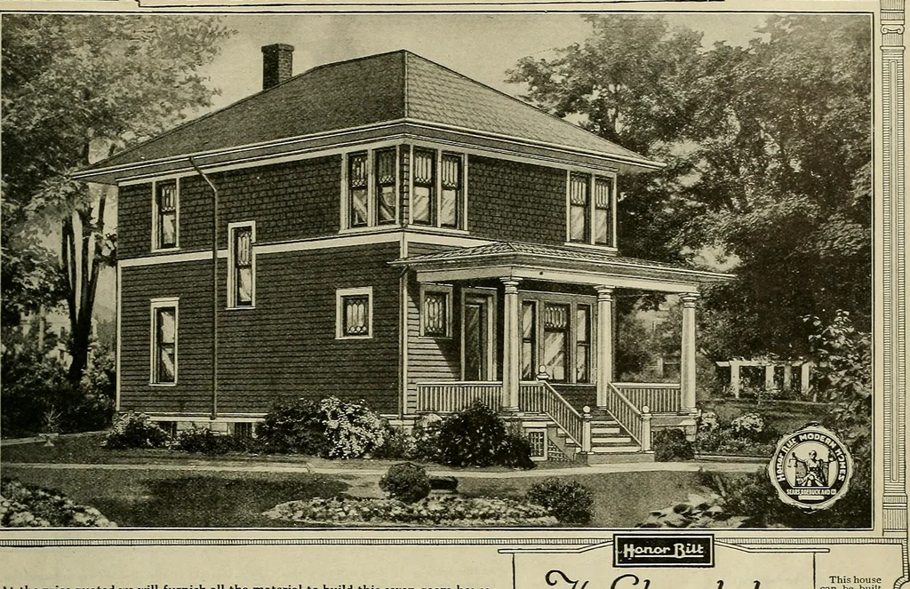 An illustration from One house-or a hundred., 1920, leaf 68