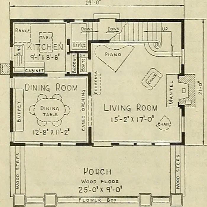 An illustration from One house-or a hundred., 1920, leaf 69