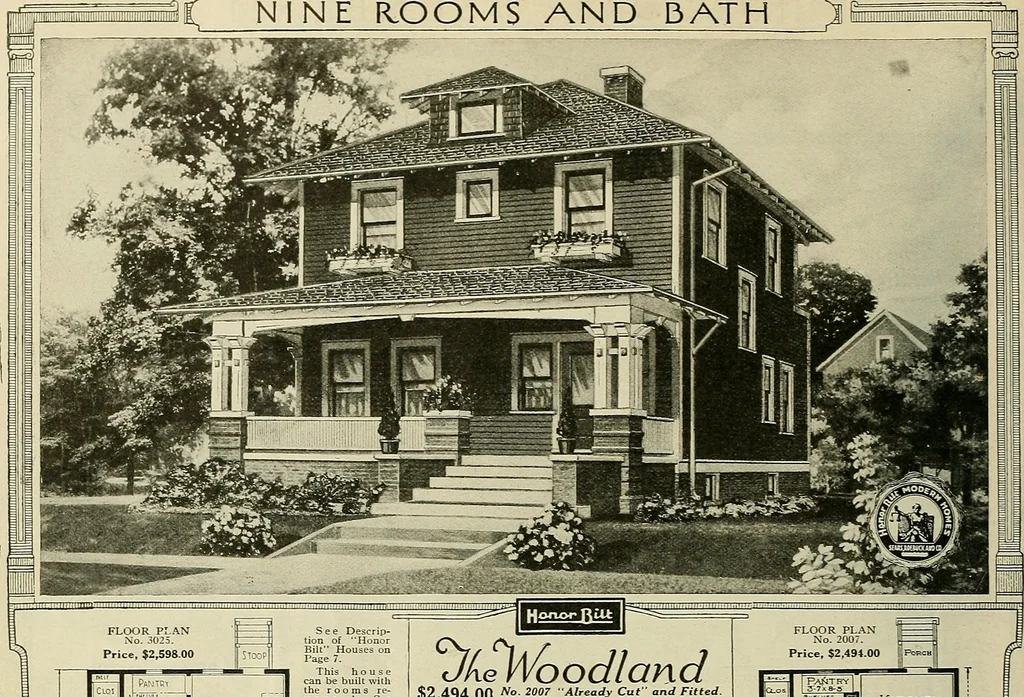 An illustration from One house-or a hundred., 1920, leaf 71