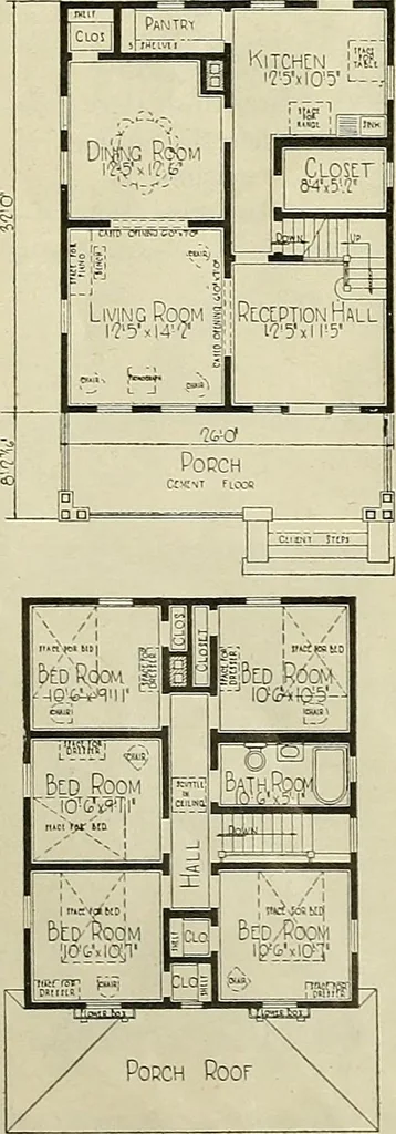 An illustration from One house-or a hundred., 1920, leaf 71