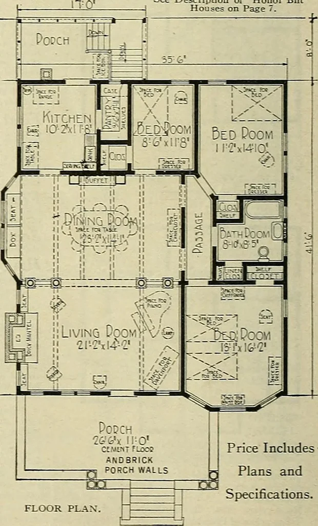 An illustration from One house-or a hundred., 1920, leaf 73
