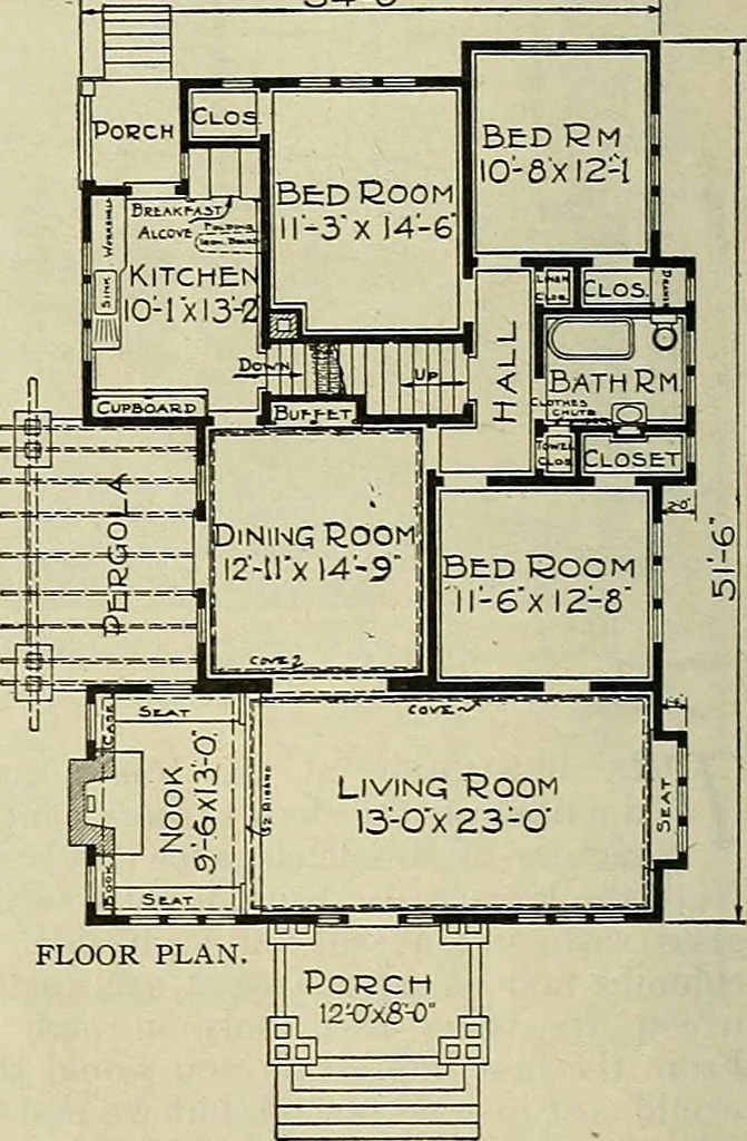 An illustration from One house-or a hundred., 1920, leaf 75
