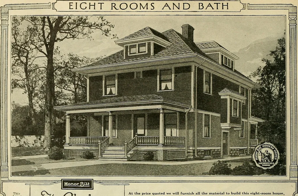 An illustration from One house-or a hundred., 1920, leaf 77