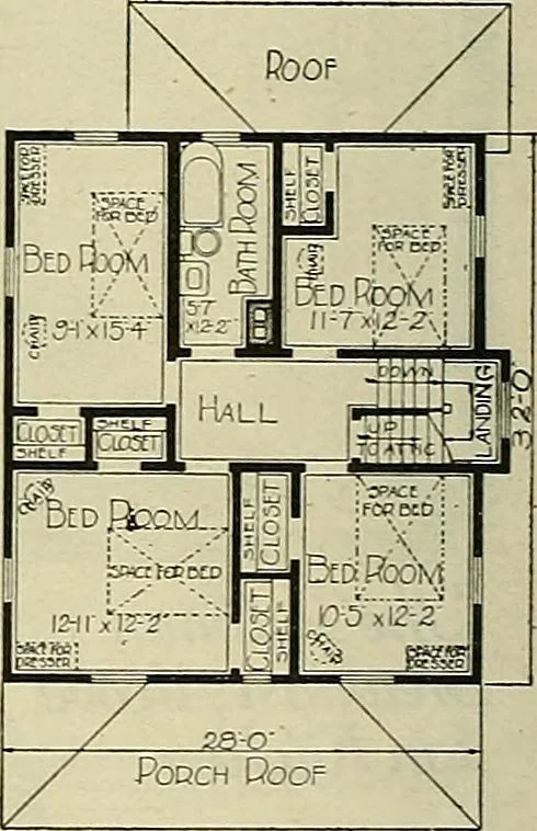 An illustration from One house-or a hundred., 1920, leaf 77