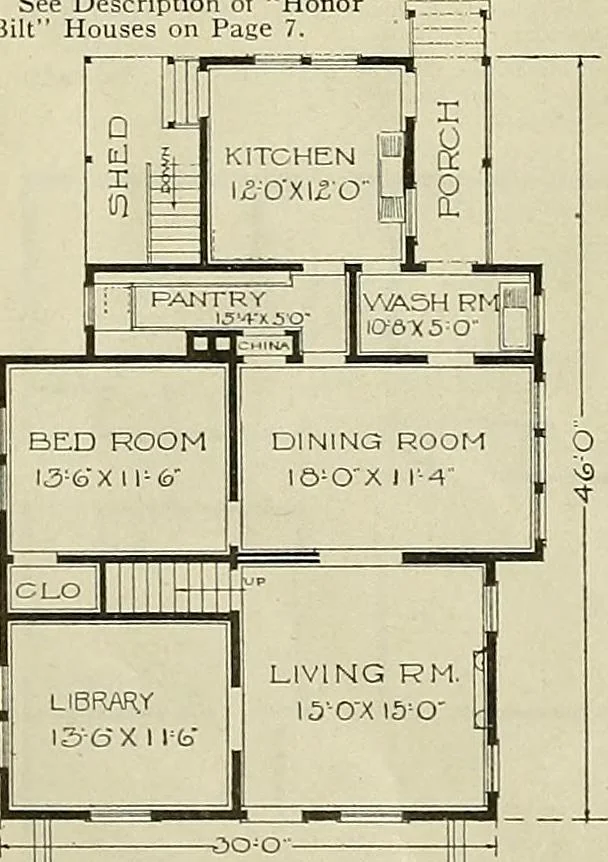 An illustration from One house-or a hundred., 1920, leaf 79