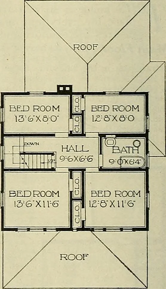 An illustration from One house-or a hundred., 1920, leaf 79