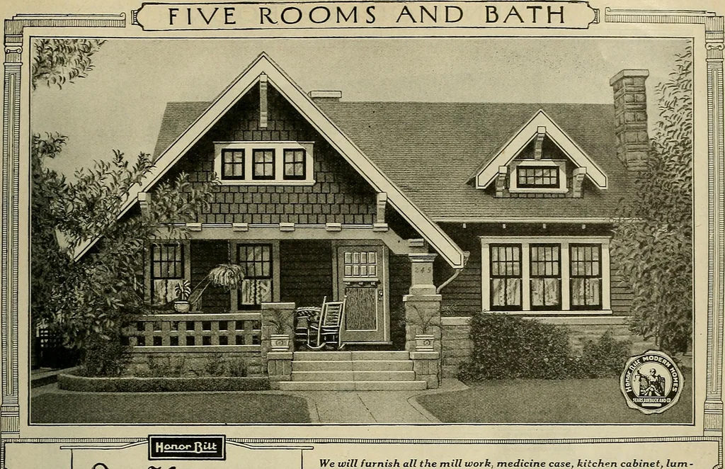 An illustration from One house-or a hundred., 1920, leaf 80