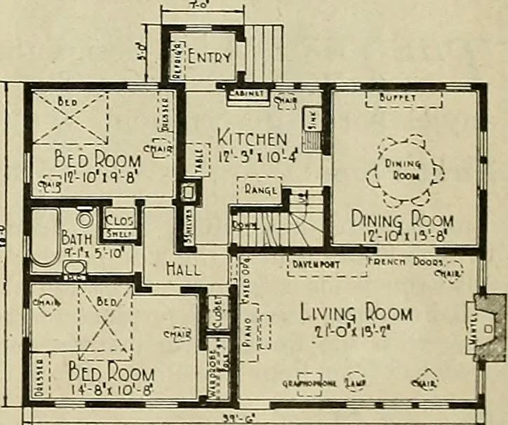 An illustration from One house-or a hundred., 1920, leaf 80