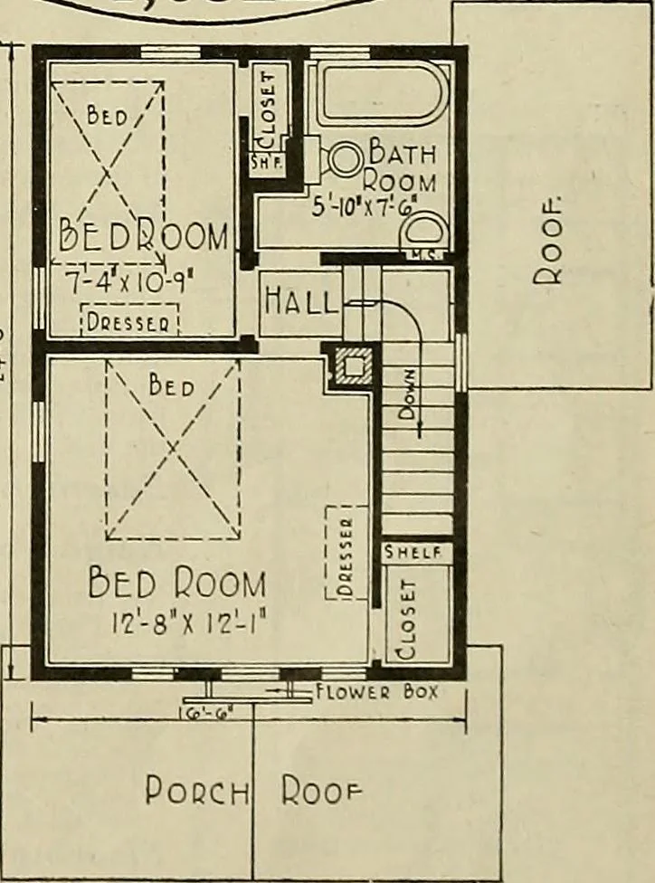 An illustration from One house-or a hundred., 1920, leaf 84