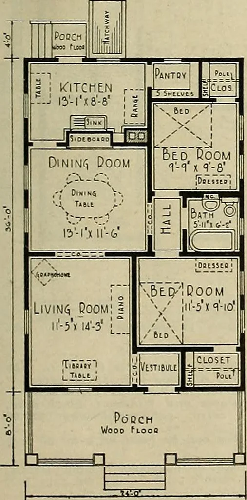 An illustration from One house-or a hundred., 1920, leaf 86