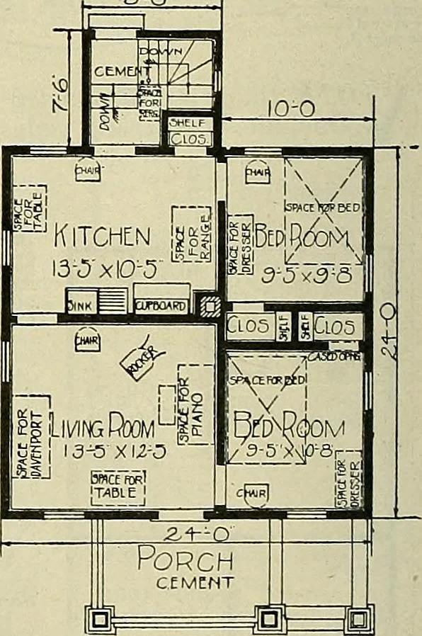An illustration from One house-or a hundred., 1920, leaf 87