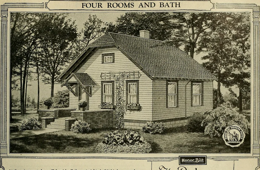 An illustration from One house-or a hundred., 1920, leaf 88