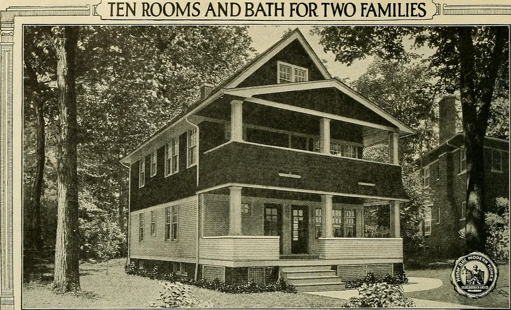 An illustration from One house-or a hundred., 1920, leaf 91
