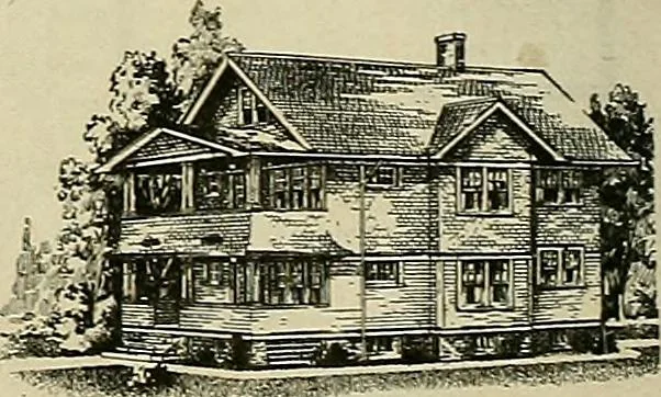An illustration from One house-or a hundred., 1920, leaf 91