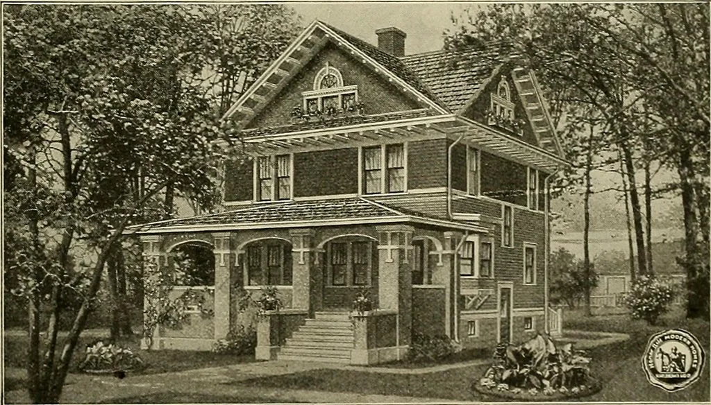 An illustration from One house-or a hundred., 1920, leaf 92