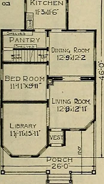 An illustration from One house-or a hundred., 1920, leaf 94