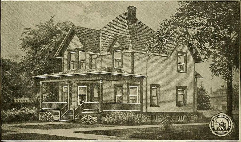 An illustration from One house-or a hundred., 1920, leaf 94
