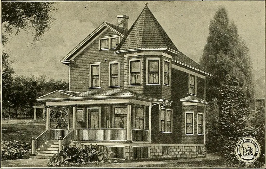 An illustration from One house-or a hundred., 1920, leaf 96