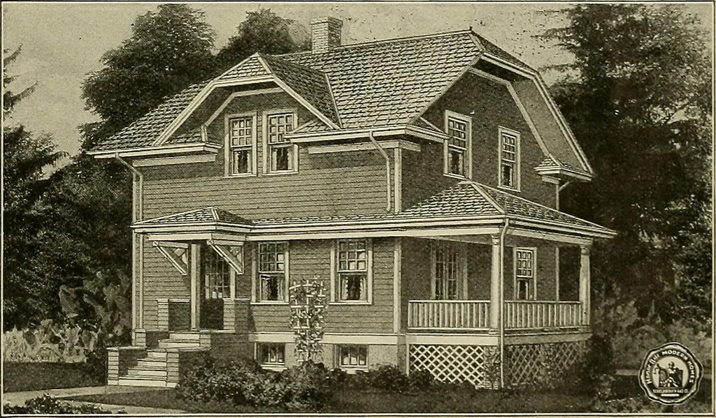 An illustration from One house-or a hundred., 1920, leaf 96