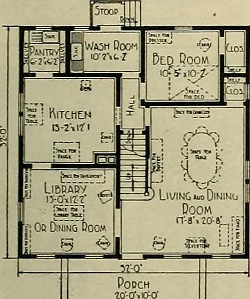 An illustration from One house-or a hundred., 1920, leaf 98