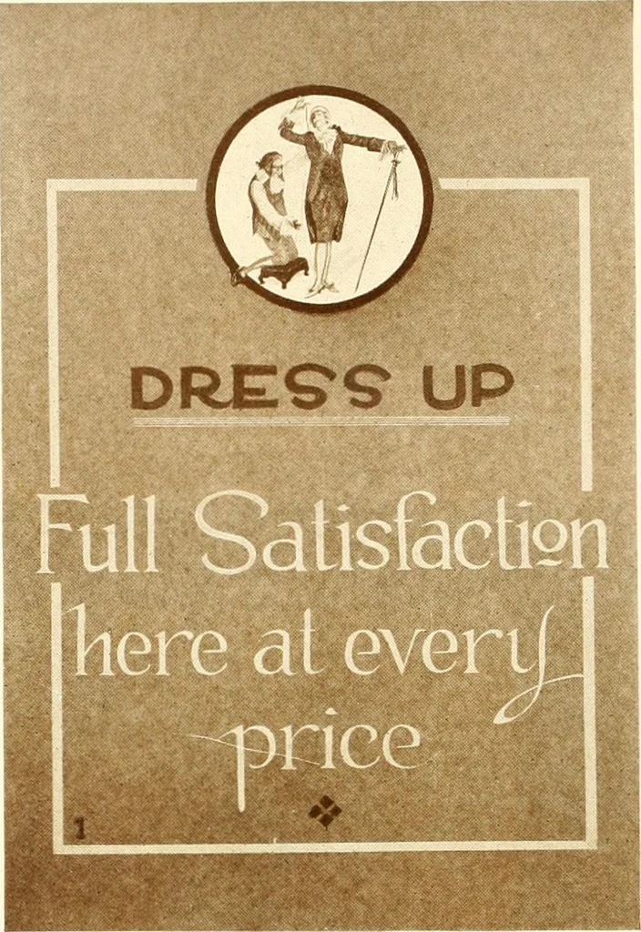 An illustration from One hundred alphabets for the show card writer; a collection of the best alphabets used by the leading show card writers, with many examples of show cards and window signs for all occasions, 1919, leaf 33