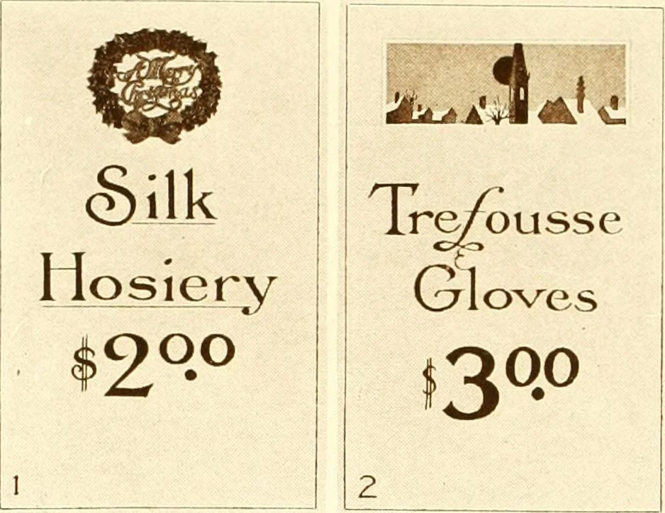 An illustration from One hundred alphabets for the show card writer; a collection of the best alphabets used by the leading show card writers, with many examples of show cards and window signs for all occasions, 1919, leaf 37