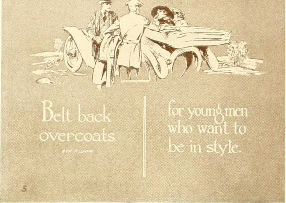 An illustration from One hundred alphabets for the show card writer; a collection of the best alphabets used by the leading show card writers, with many examples of show cards and window signs for all occasions, 1919, leaf 39