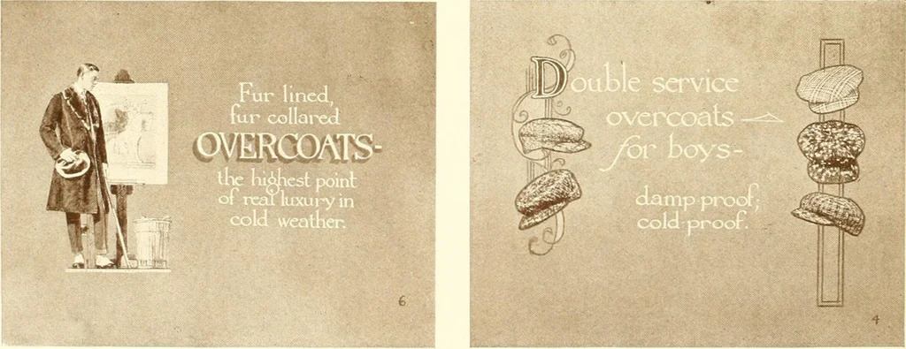An illustration from One hundred alphabets for the show card writer; a collection of the best alphabets used by the leading show card writers, with many examples of show cards and window signs for all occasions, 1919, leaf 41