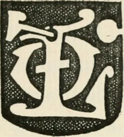 An illustration from One hundred book plates engraved on wood, 1901, leaf 10