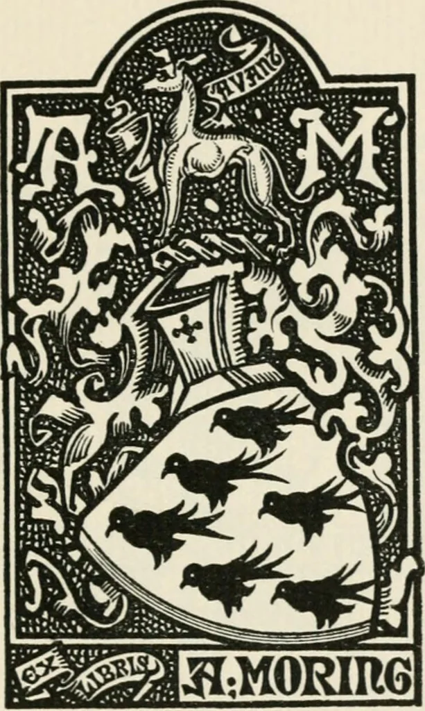 An illustration from One hundred book plates engraved on wood, 1901, leaf 134