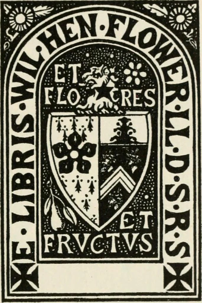 An illustration from One hundred book plates engraved on wood, 1901, leaf 154