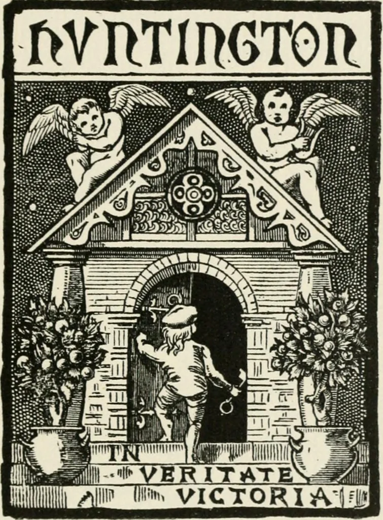 An illustration from One hundred book plates engraved on wood, 1901, leaf 170