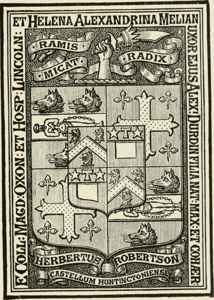 An illustration from One hundred book plates engraved on wood, 1901, leaf 172