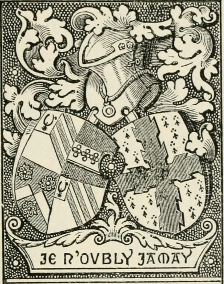 An illustration from One hundred book plates engraved on wood, 1901, leaf 178