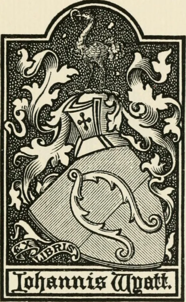 An illustration from One hundred book plates engraved on wood, 1901, leaf 184