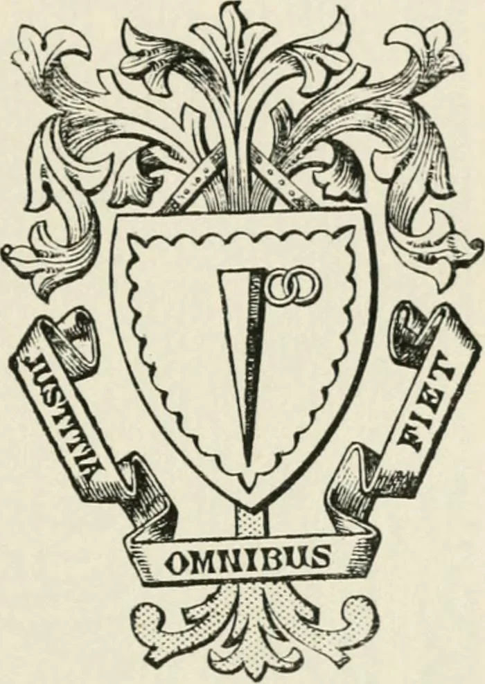 An illustration from One hundred book plates engraved on wood, 1901, leaf 194