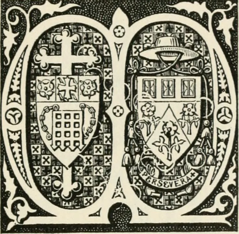 An illustration from One hundred book plates engraved on wood, 1901, leaf 214