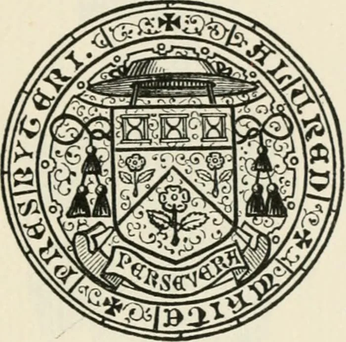 An illustration from One hundred book plates engraved on wood, 1901, leaf 218