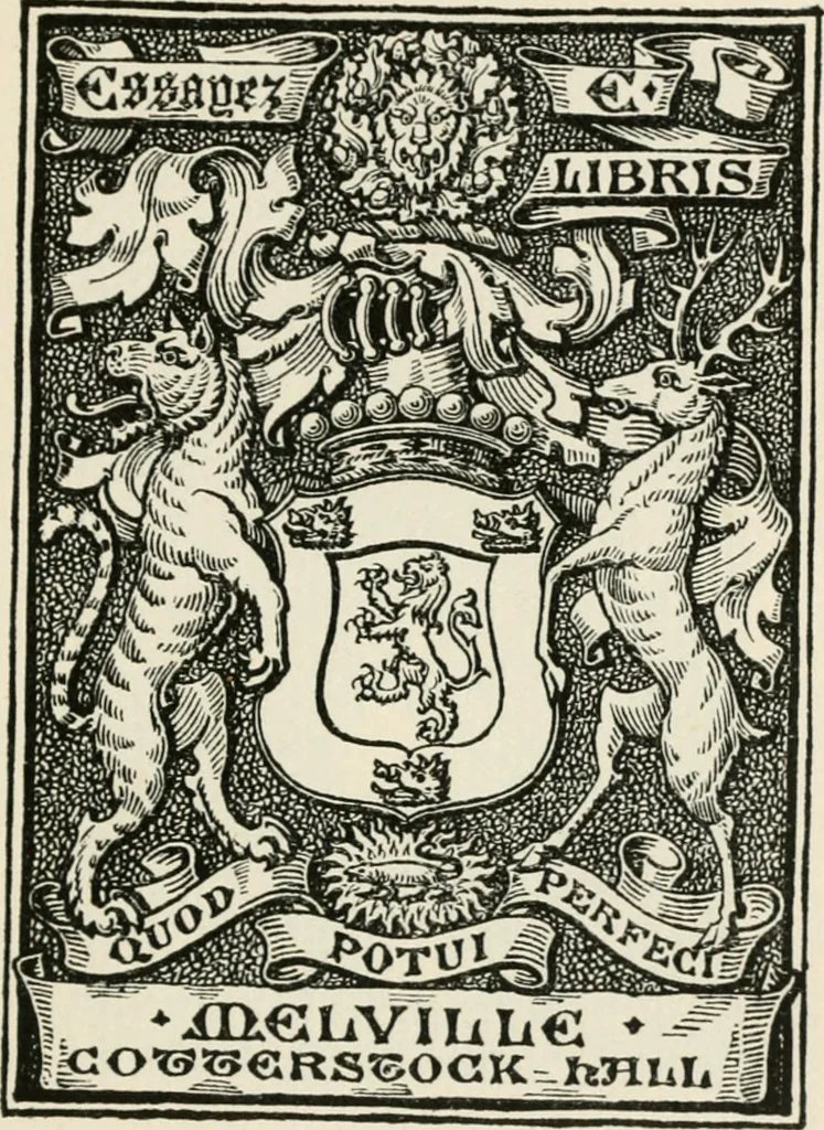 An illustration from One hundred book plates engraved on wood, 1901, leaf 36