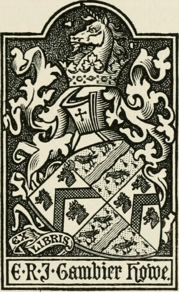 An illustration from One hundred book plates engraved on wood, 1901, leaf 54